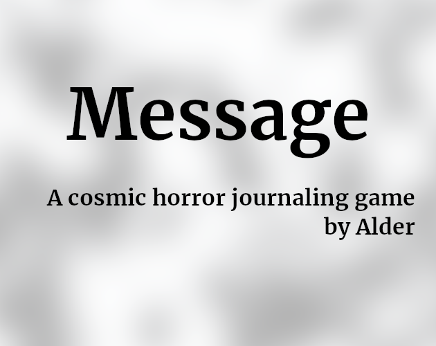 Cover image for Message