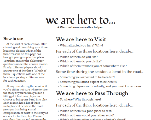 Cover image for we are here to...