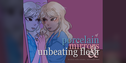 Cover image for of porcelain, mirrors, and unbeating flesh