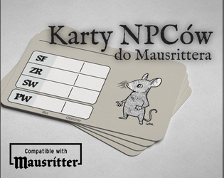 Mausritter karty NPCów  