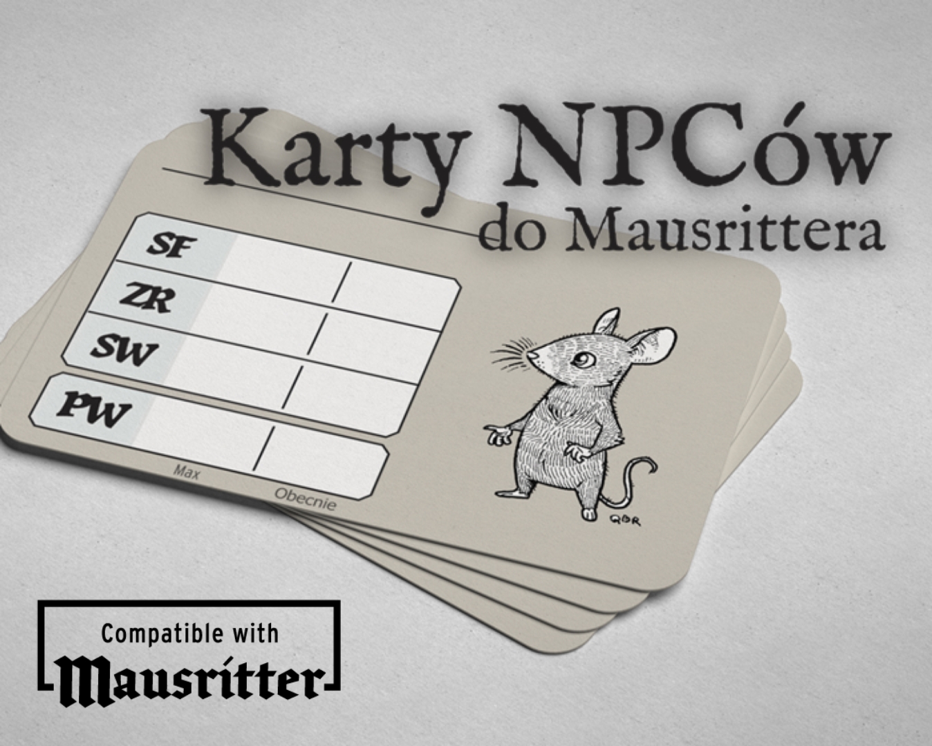 Cover image for Mausritter karty NPCów
