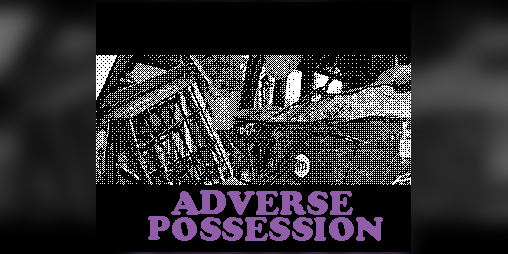 Cover image for ADVERSE POSSESSION