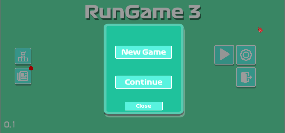 Menu - New & Continue Game