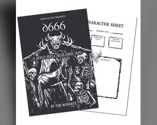 D666 A solo dungeon building TTRPG  