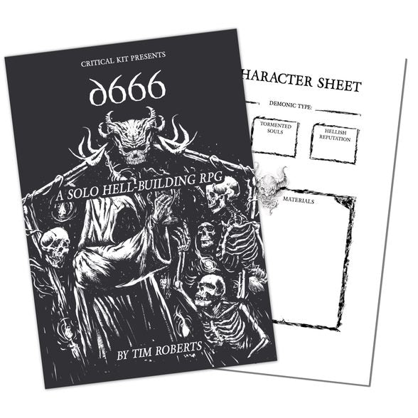 D666 A Solo Dungeon Building TTRPG By Critical Kit