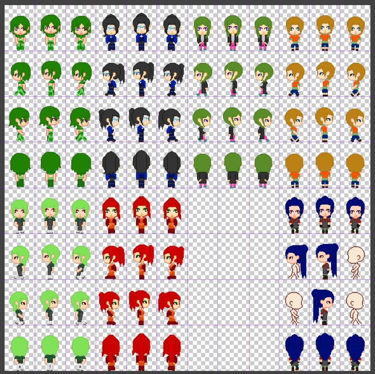 Crystal Genesis Sprite Sheet #5 Update - itch.io