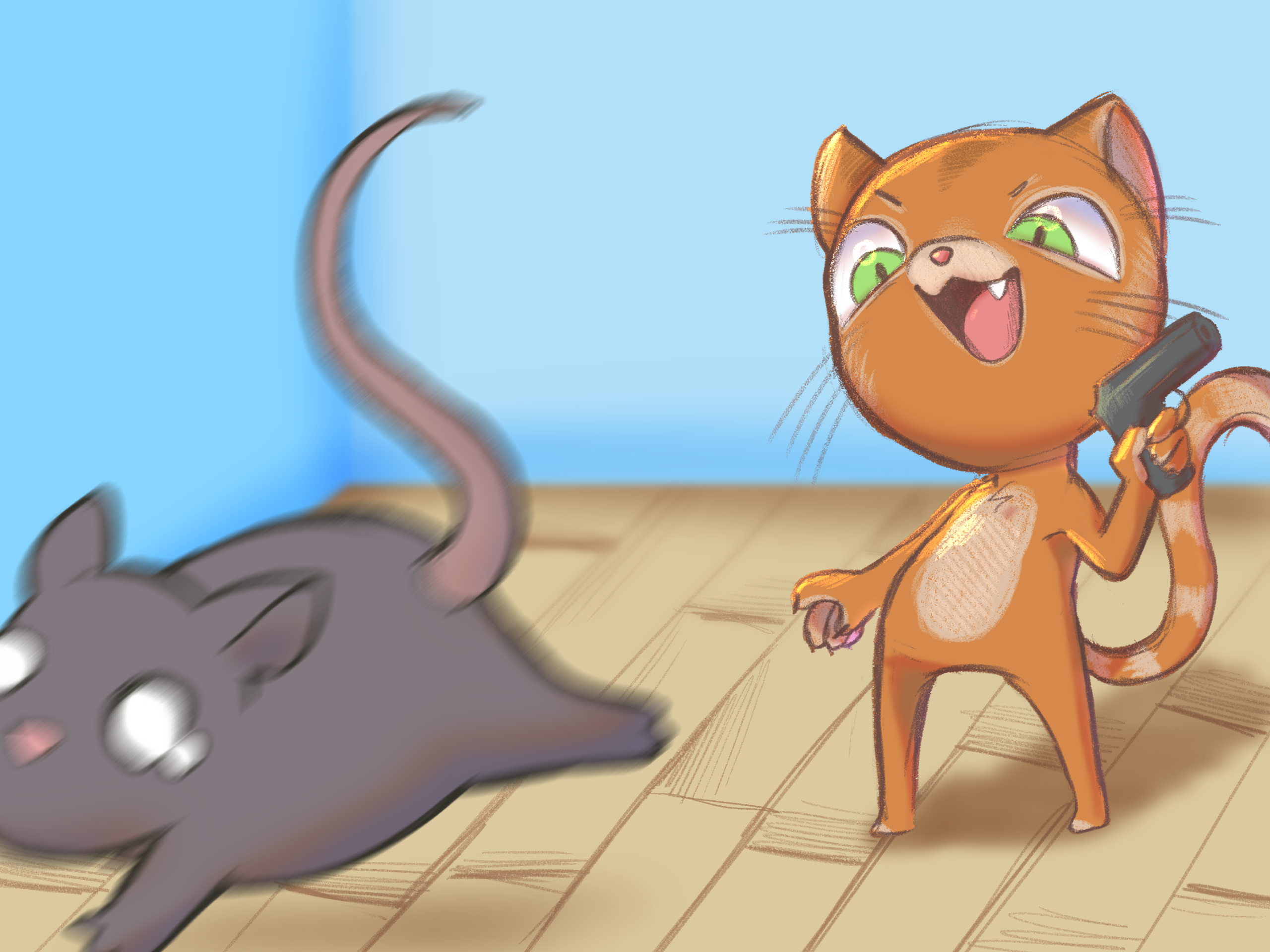 Michote Chasing Animation Chase by PedroPintoDev
