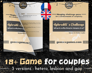 Couple's Game: “Aphrodite’s challenge” (FR & ENG / 3 versions)  