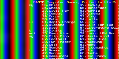 Cover image for BASIC Computer Games