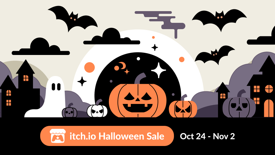 The itch.io Halloween sale is live!
