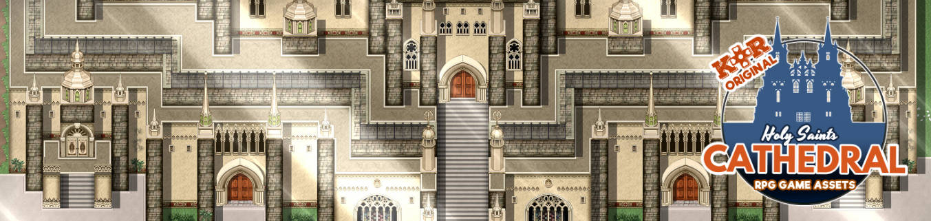 KR Holy Saints Cathedral Tileset for RPGs + Wedding