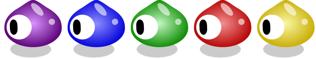 Slimes with animations