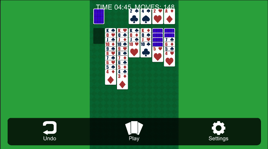 Simple Solitaire Template Unity 2D by natomarcacini