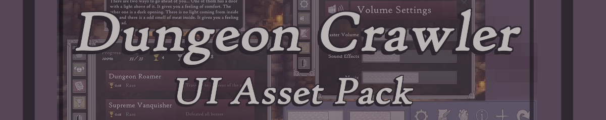 UI Asset Pack - Dungeon Crawler