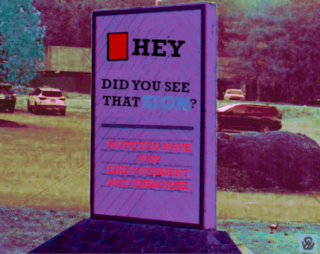 Cover image for HEY! DID YOU SEE THAT SIGN?!