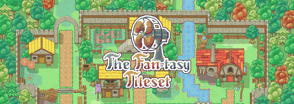 The Fantasy Tileset - 16x16 pixel art asset pack