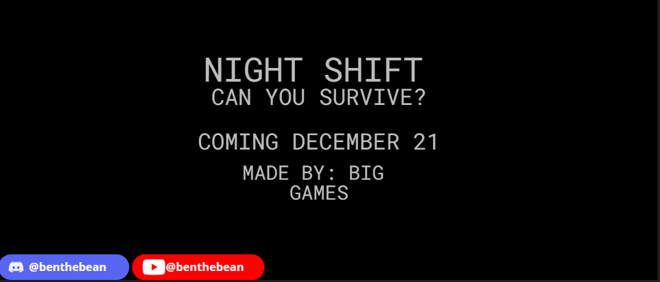 Night shift (COMING DECEMBER 21)