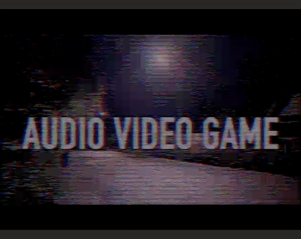 AUDIO VIDEO GAME - A game controlled by live audio using video footage as graphics
