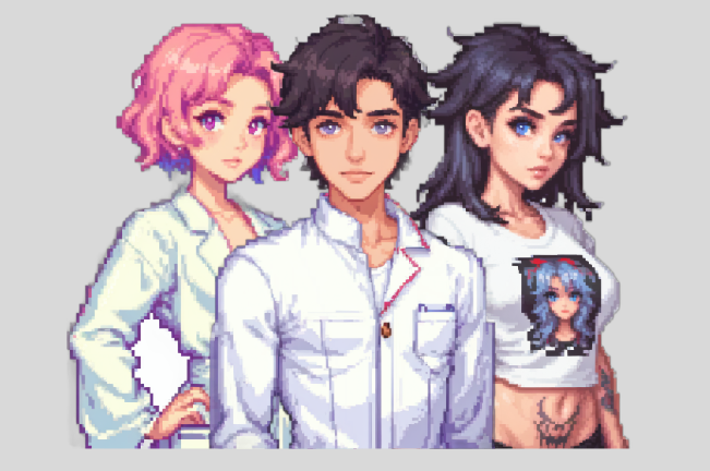 free VN characters