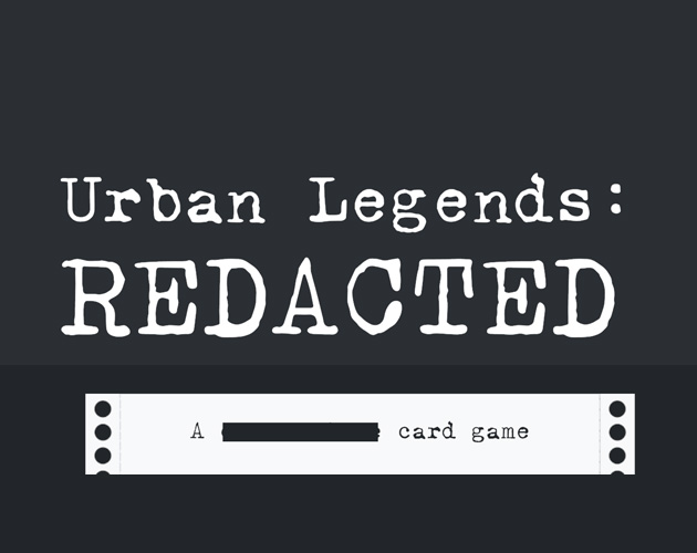 Urban Legends Redacted By Dinnae Ken Games urban-legends-redacted-by-dinnae-ken-games