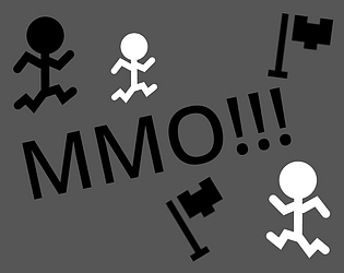 Massive Multiplayer Platformer (MMO) (With White, Grey & Black Colours With Player Sound Effects).