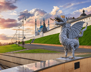 Following myths and legends of Russia