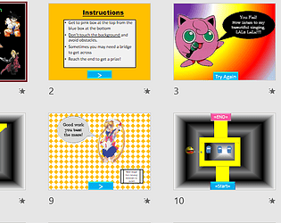 PowerPoint Maze game
