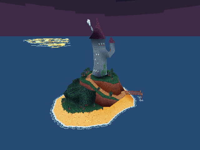 Low Poly Wizard Tower