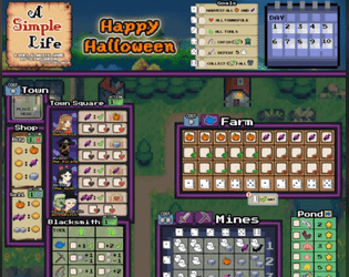 A Simple Life, Halloween Theme  