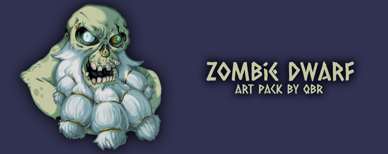 Zombie Dwarf Art Pack