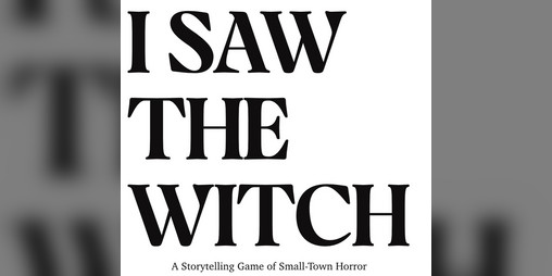 Cover image for I SAW THE WITCH