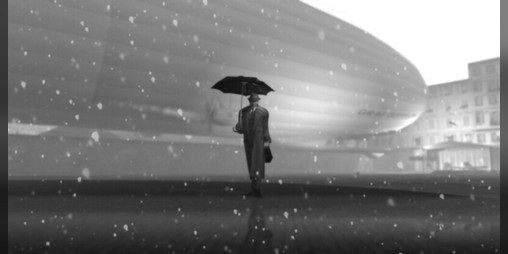 Cover image for Christian Delaney and the Dirigible of Death