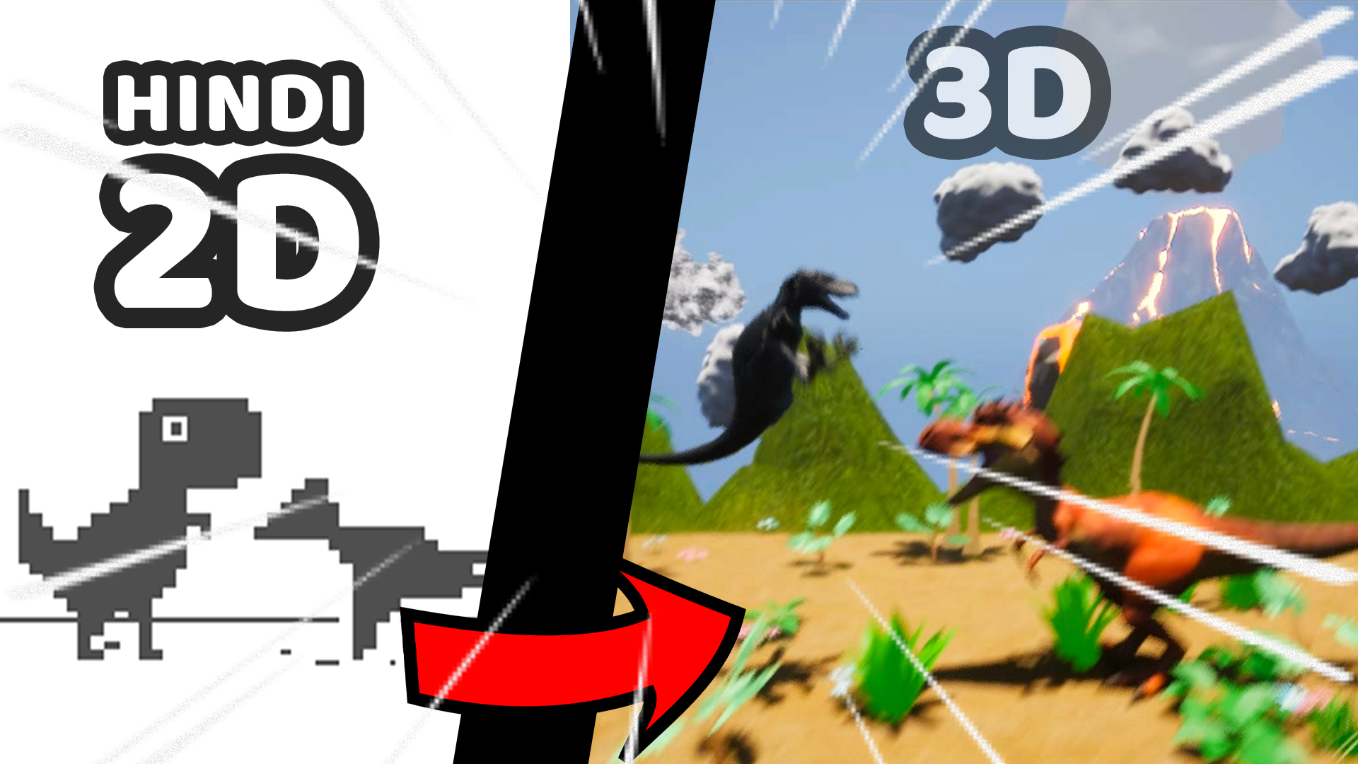 Chrome Dino Game 3D By HSN