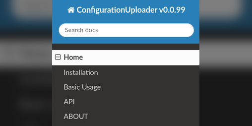 Cover image for ConfigurationUploader