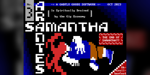 Cover image for Samantha Arantes is Spiritually Drained by the Gig Economy