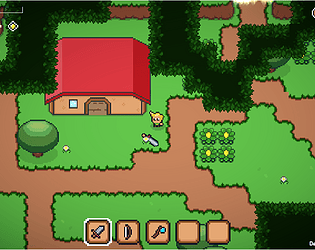 2D Top Down RPG Combat created with GameDevTV