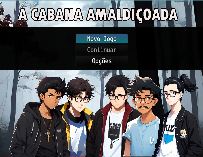Cover image for Visual Novel - A Cabana Amaldiçoada