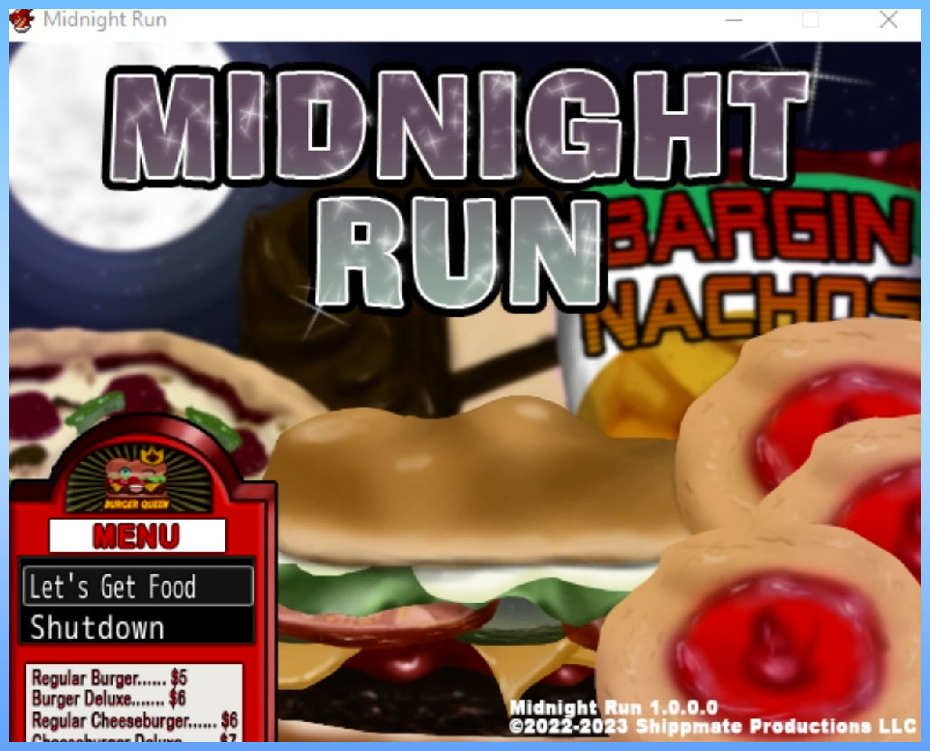 Midnight Run Title Screen