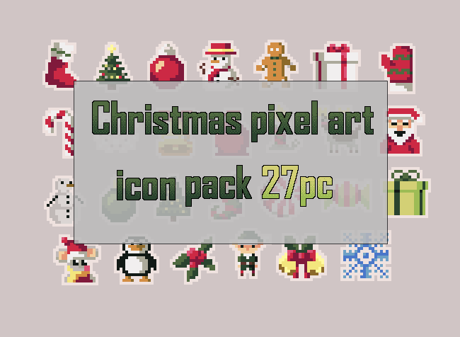 Christmas icon pack 16x16