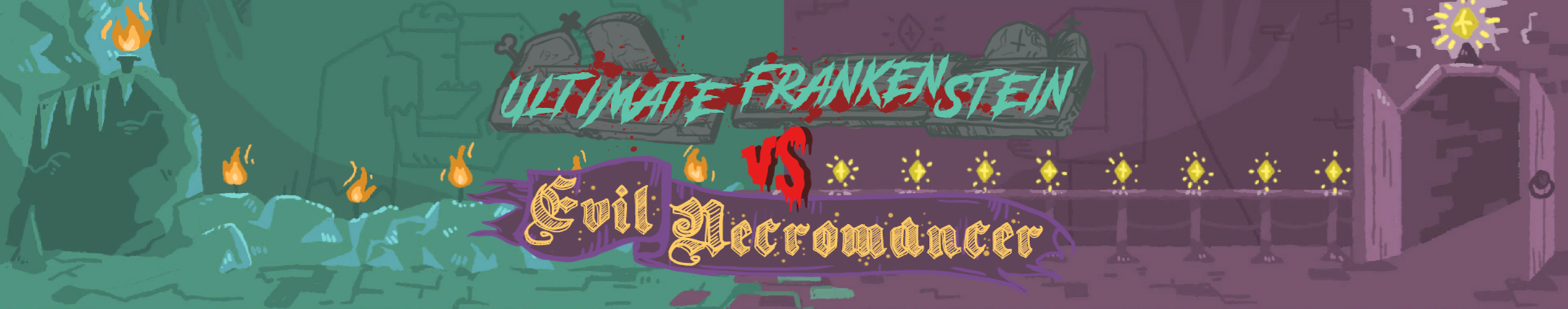 Ultimate Frankenstein vs Evil Necromancer