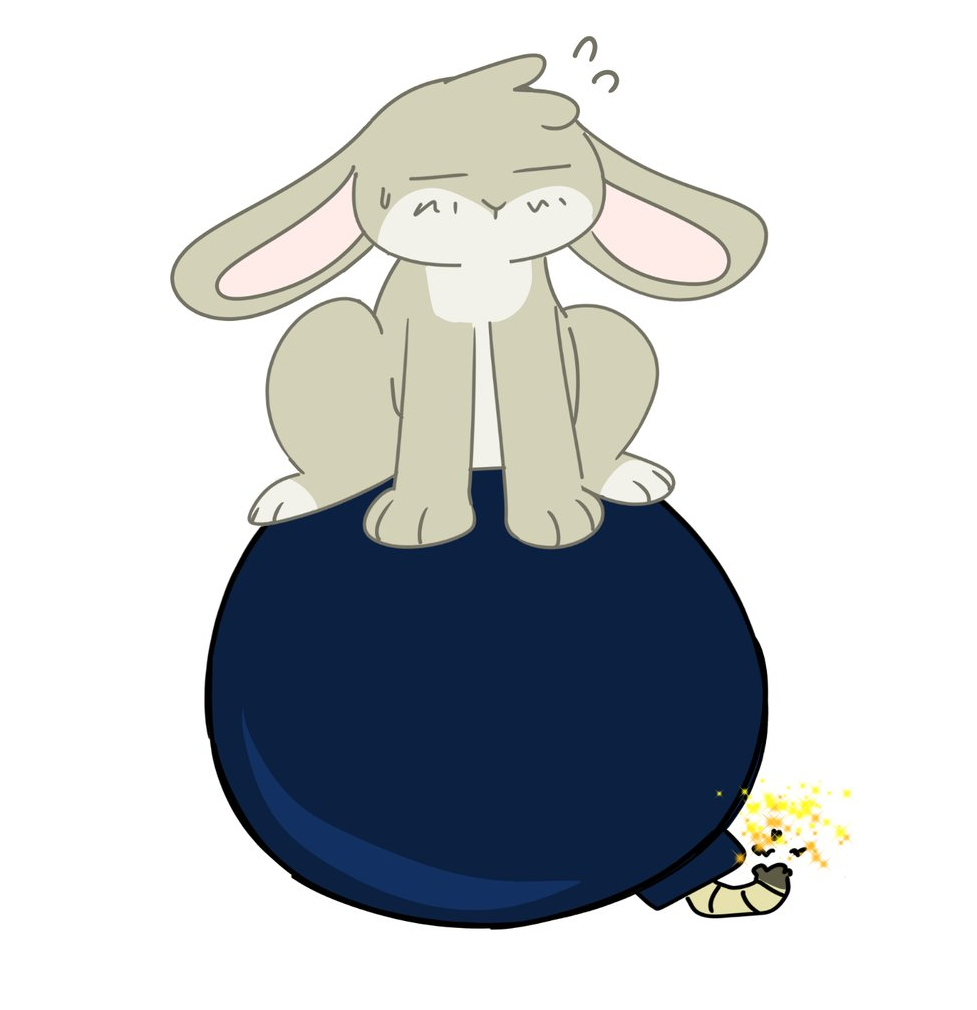 Bomb Rabbit Coaster By Puppypotion bomb-rabbit-coaster-by-puppypotion