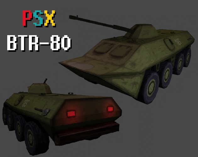 PSX - BTR-80 by Zirael Dev