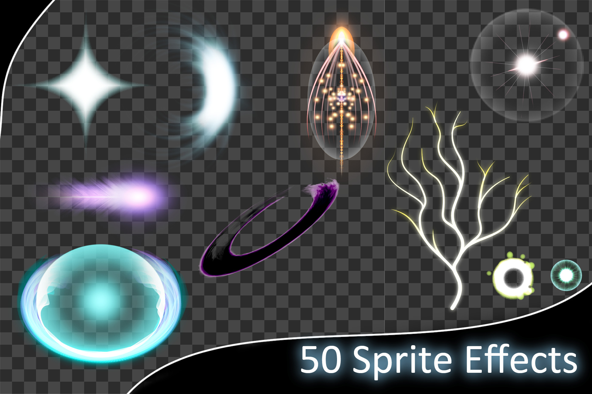 50 Assorted Sprite Effects