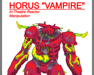 Horus "Vampire" A Homebrew LANCER RPG License  