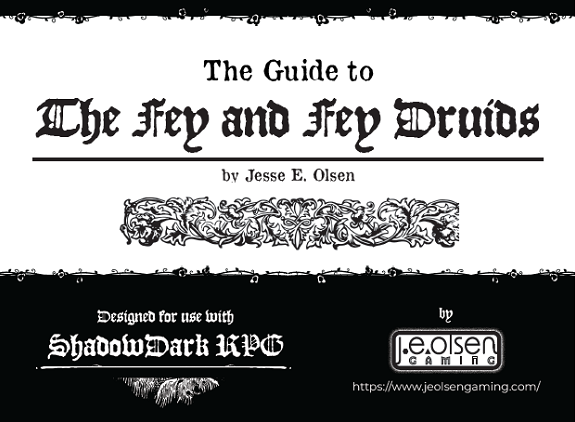 Cover image for The Guide to the Fey and Fey Druids