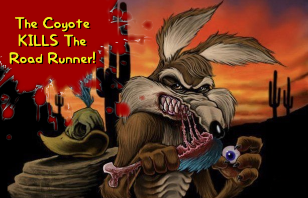 Covered by FREE GAME PLANET - The Coyote KILLS The Road Runner! by David  Mills - Game Developer!