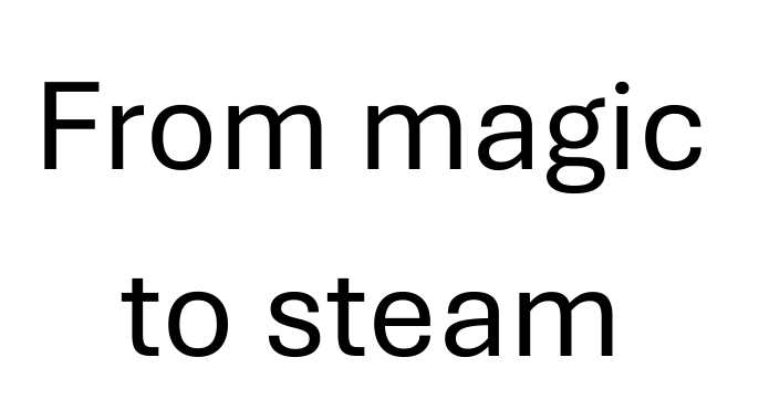 Cover image for From magic to steam