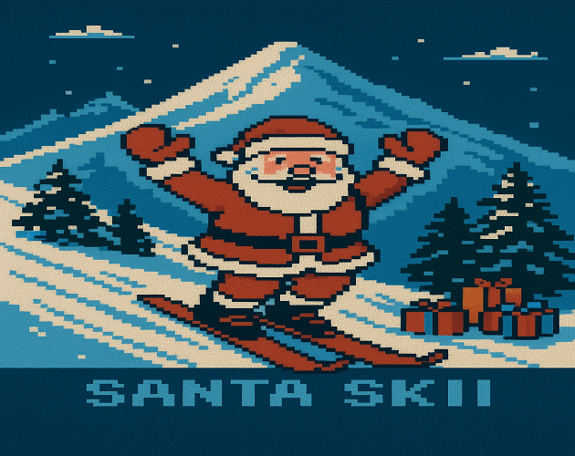 Cover image for Santa skii c64