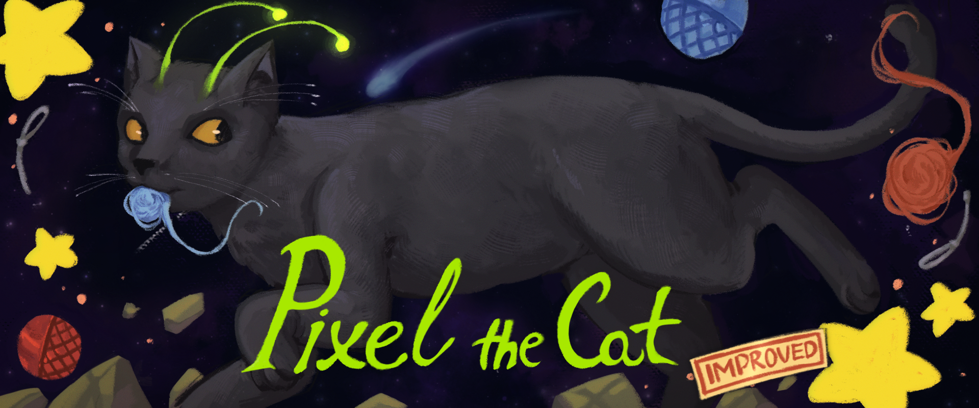 Pixel the Cat (Updated) by oleks, EfdalSecgin