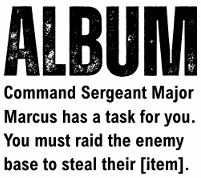 ALBUM Starring Command Sergeant Major Marcus by Daryl #39 s Games